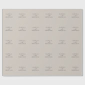 Beige romantisch pakket cadeaupapier (Vlak)