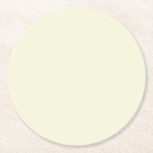 Beige Ronde Kartonnen Onderzetter (Voorkant)