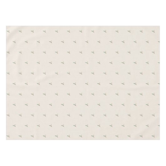 Beige roofvogels tafelkleed (Voorkant (Horizontaal))