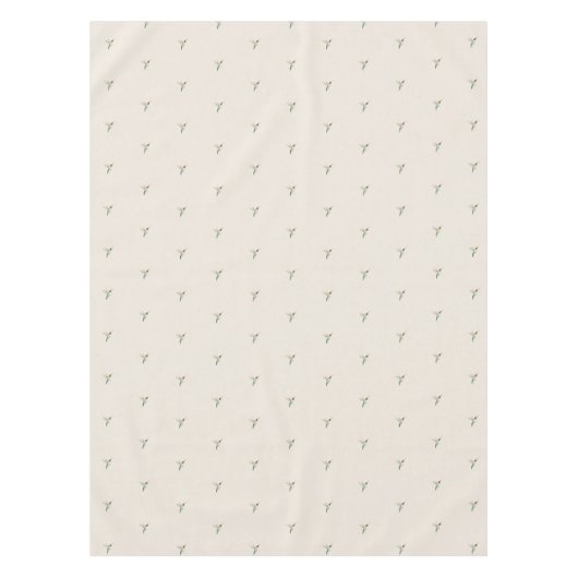 Beige roofvogels tafelkleed (Voorkant)