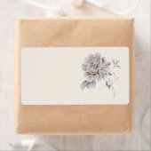 Beige roos etiket (Insitu)