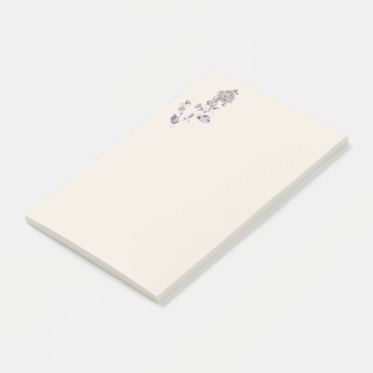 Beige roos post-it® notes (Schuin)