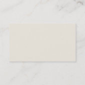 Beige roos visitekaartje (Achterkant)