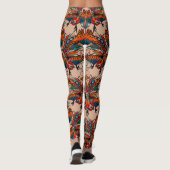 beige roosterinkt leggings (Achterkant)