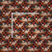 beige roosterinkt stof (Delen)