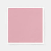 Beige roze Antiek Roos Kleurachtergrond Servet (Voorkant)
