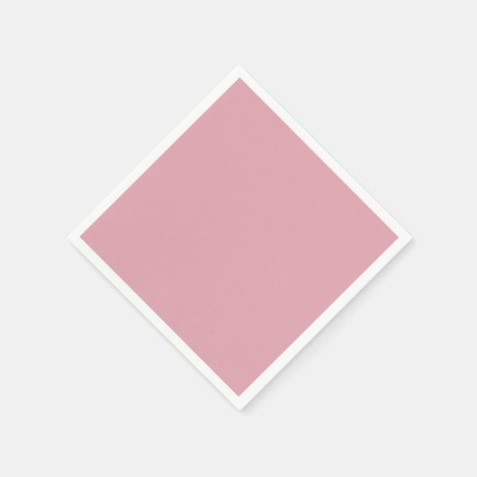 Beige roze Antiek Roos Kleurachtergrond Servet (Hoek)
