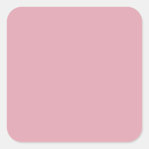 Beige roze Antiek Roos Kleurachtergrond Vierkante Sticker