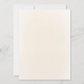 beige roze bloemen | Eerste mededeling Kaart (Achterkant)