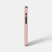 Beige Roze Bloemen iPhone Hoesje (Linkerkant)