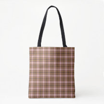 Beige Roze Geruite Tartan Retro Kleur