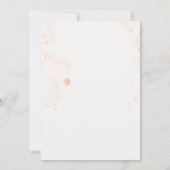 Beige Roze Moederdag Brunch Uitnodigen Kaart (Achterkant)