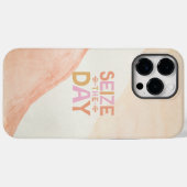 Beige roze pasta Case-Mate iPhone case (Achterkant (horizontaal))
