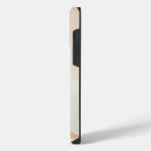 Beige Roze Pastel iPhone Hoesje (Linkerkant)