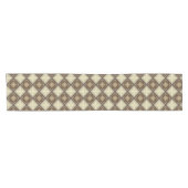 Beige & Rozen diamanten Korte Tafelloper (Horizontaal)