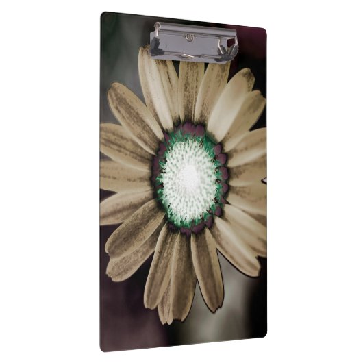 Beige Rustic Daisy Clipboard Klembord (Rechts)