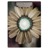 Beige Rustic Daisy Clipboard Klembord (Voorkant)