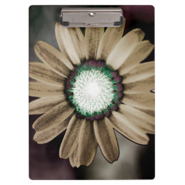 Beige Rustic Daisy Clipboard Klembord