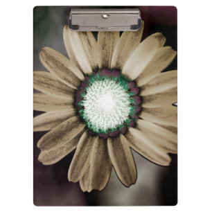 Beige Rustic Daisy Clipboard Klembord