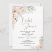 Beige Sage Boho Floral Vrijgezellenfeest Kaart (Voorkant)