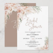 Beige Sage Boho Floral Vrijgezellenfeest Kaart (Voorkant / Achterkant)