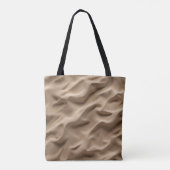beige saharazand tote bag (Achterkant)