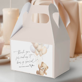 Beige Schattige Barly Wachten Geslacht Neutrale Do Bedankdoosjes