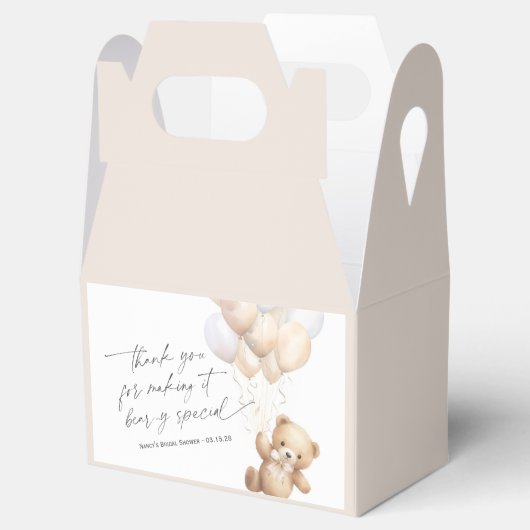 Beige Schattige Barly Wachten Geslacht Neutrale Do Bedankdoosjes (Geopend)