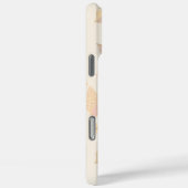 Beige Schelpenpatroon Case-Mate iPhone Case (Achterkant / Rechts)