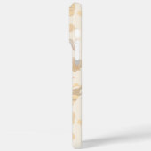 Beige Schelpenpatroon Case-Mate iPhone Case (Achterkant / Links)