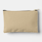 Beige Script Naam Minimalistische Moderne Reis Typ Etui (Achterkant)