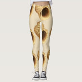 Beige Seashells Leggings (Voorkant)