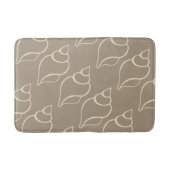Beige Shells Bath Mat (Voorkant)