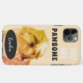 Beige Shih Tzu iPhone 11 Pro Max Hoesje (Achterkant (horizontaal))