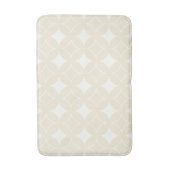 Beige shippo-patroon badmat (Voorkant Verticaal)