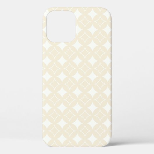 Beige shippo-patroon Case-Mate iPhone case (Achterkant)