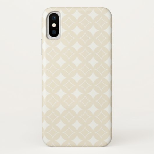 Beige shippo-patroon Case-Mate iPhone case (Achterkant)