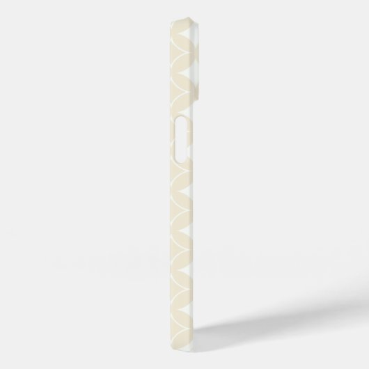 Beige shippo-patroon Case-Mate iPhone case (Achterkant / Rechts)