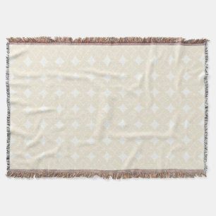 Beige shippo-patroon deken
