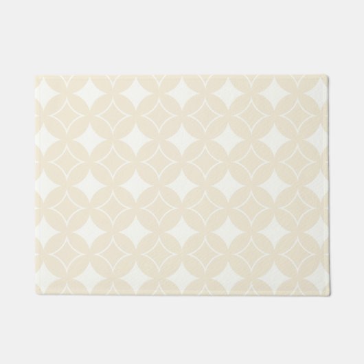 Beige shippo patroon deurmat (Voorkant)