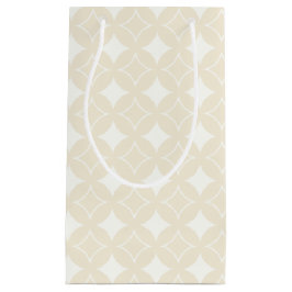 Beige shippo-patroon klein cadeauzakje