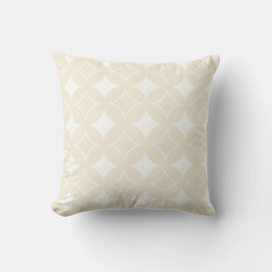 Beige shippo-patroon kussen