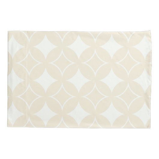Beige shippo-patroon kussensloop (Achterkant)