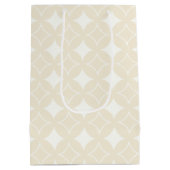 Beige shippo-patroon medium cadeauzakje (Achterkant)