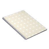 Beige shippo-patroon notitieboek (Rechterzijde)
