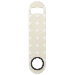 Beige shippo-patroon speed flessenopener