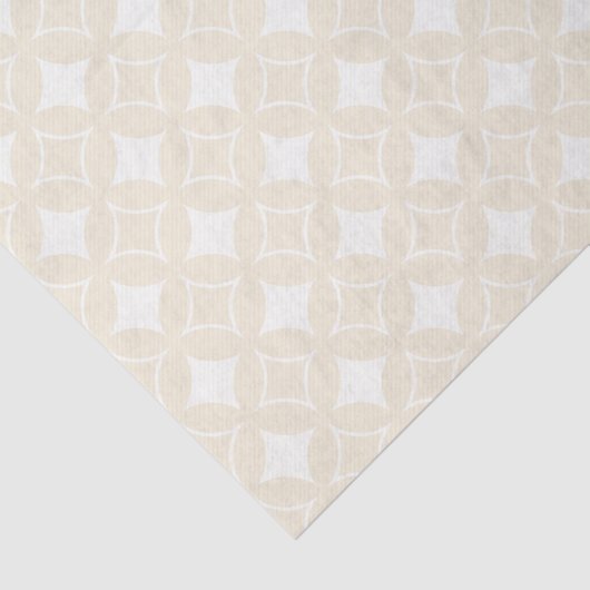 Beige shippo-patroon tissuepapier (Detail)