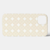 Beige shippo pattern Case-Mate iPhone case (Achterkant (horizontaal))