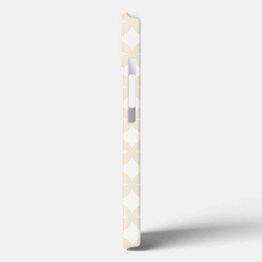 Beige shippo pattern Case-Mate iPhone case (Achterkant / Links)