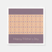 Beige sierlijke patroon servet (Voorkant)